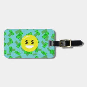 Geld mit Augen Emoji Gepäckanhänger