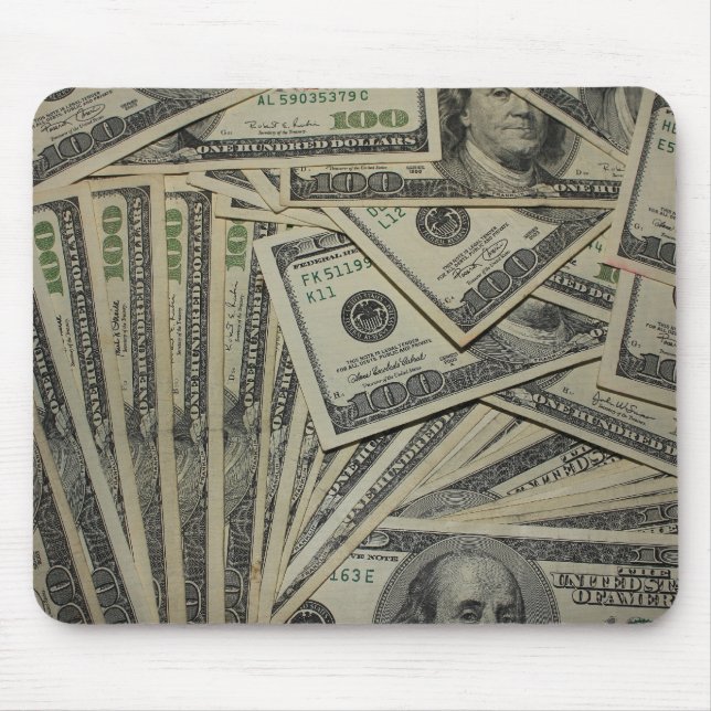 Geld Mousemat Mousepad (Vorne)