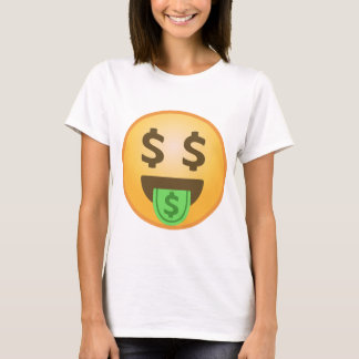 Geld-Mund Emoji T-Shirt