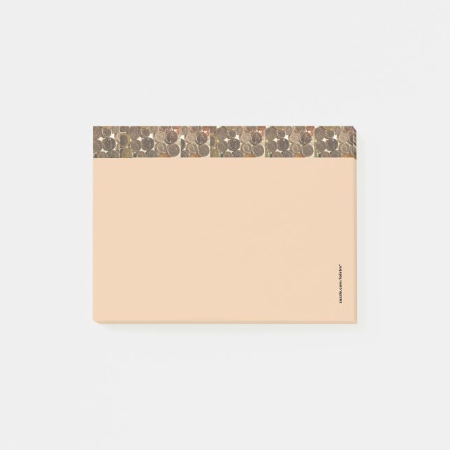 Geld Post-it Klebezettel (Vorderseite)