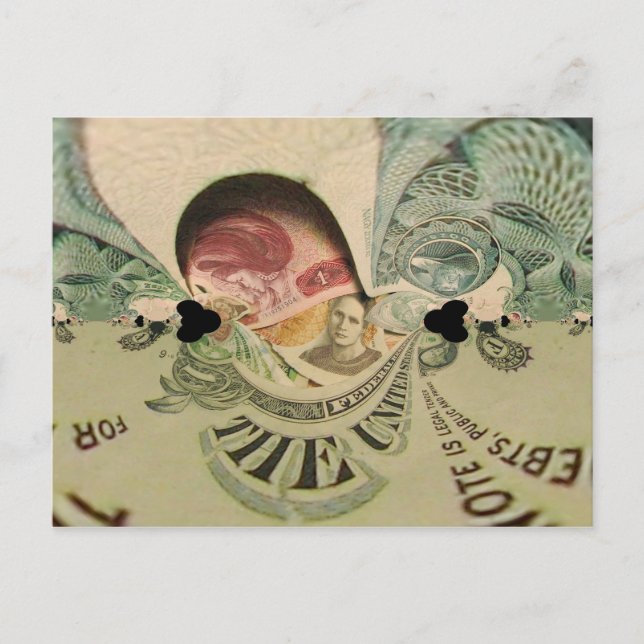 Geld Postkarte (Vorderseite)