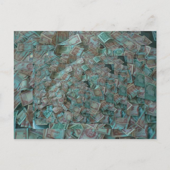 Geld Postkarte (Vorderseite)