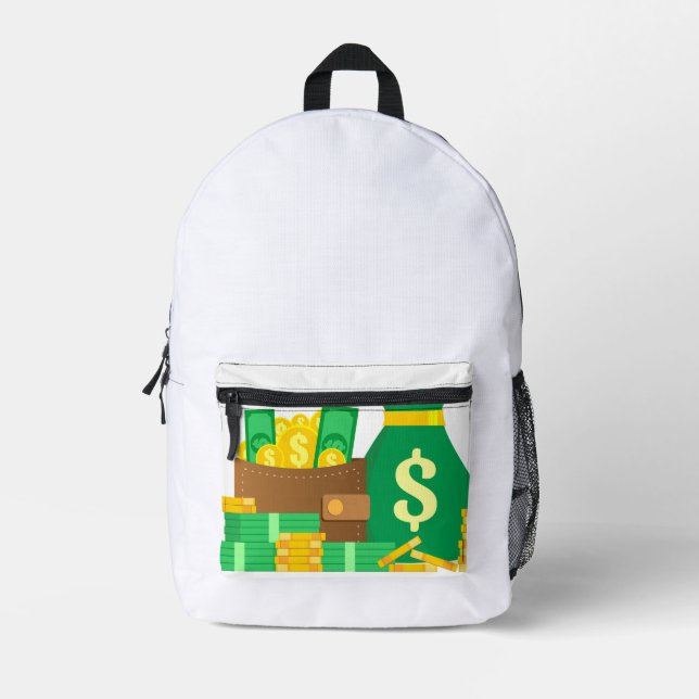Geld 🤑 Rucksack 🎒 (Vorderseite)