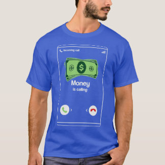 Geld ruft Unternehmer Cash Shirt Funny Bus an