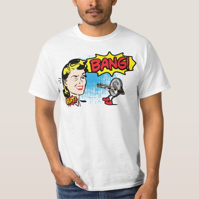 Geld-Schuss T-Shirt (Vorderseite)