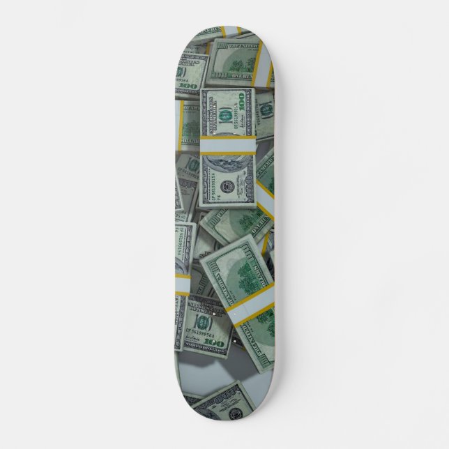 Geld Skateboard (Vorderseite)