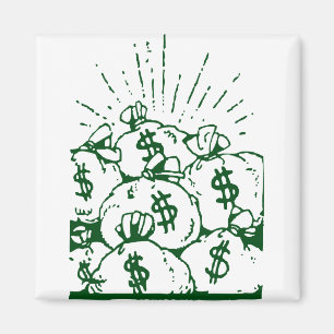 Geld-Taschen! Magnet