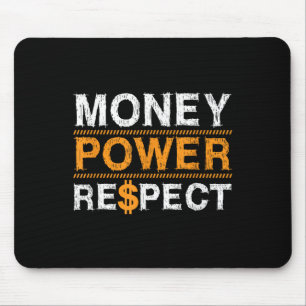 Geld Wer Respekt Rap Liebhaber Unternehmer Weihnac Mousepad