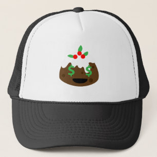 Geldaugen Weihnachtskuchen Truckerkappe
