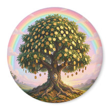 Geldbaum mit Regenbogen