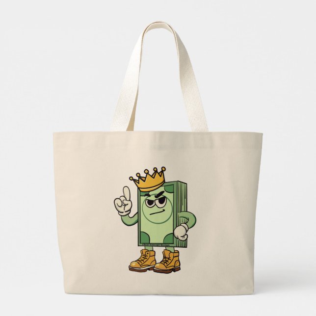 Geldbestand Jumbo Stoffbeutel (Rückseite)