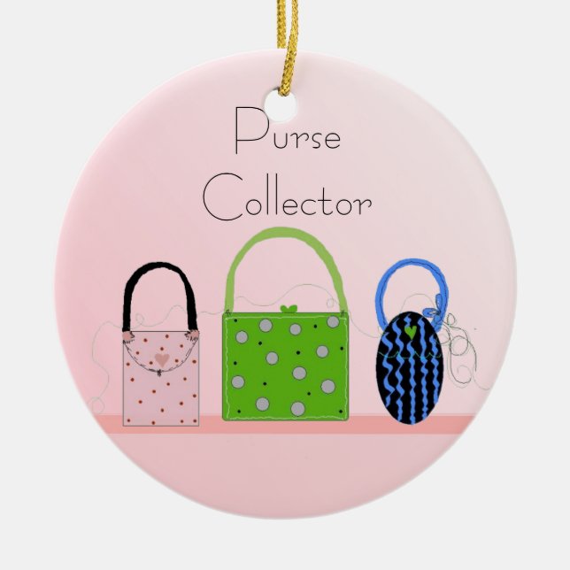 Geldbeutel Keramikornament (Vorne)