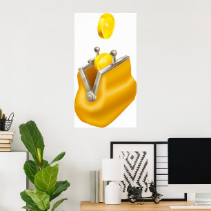 Geldbeutel Poster