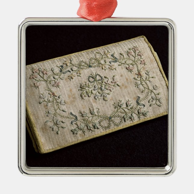 Geldbeutel Silbernes Ornament (Vorne)