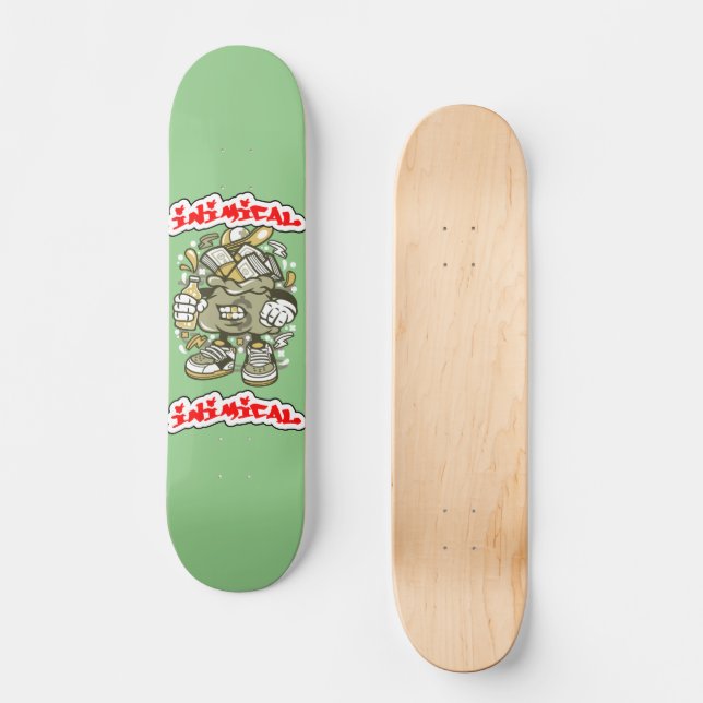 Geldbeutel Skateboard (Vorderseite)