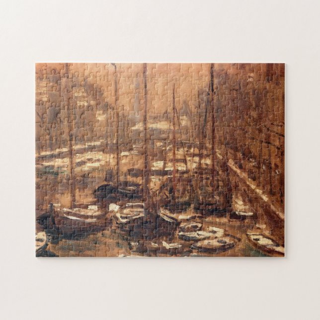 Geldersekade Amsterdam im Winter Monet Fine Art (Horizontal)