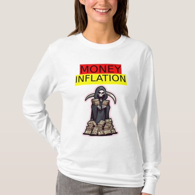 Geldinflation T-Shirt (Vorderseite)