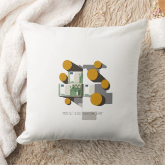 Geldkissen – Modernes Design mit Euro-Motiven Kissen