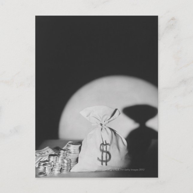 Geldmangel Postkarte (Vorderseite)