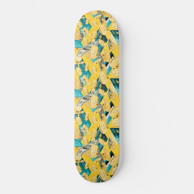 Geldmuster Skateboard (Vorderseite)