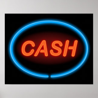 Geldneon. Poster
