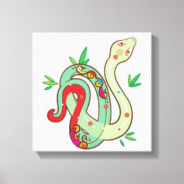 Geldschlange Leinwanddruck