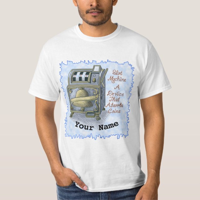 Geldspielautomaten-Slots  T-Shirt (Vorderseite)