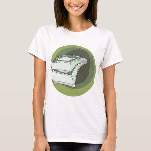 Geldstapel Bargeld Grüne Rücken T-Shirt