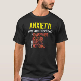Geldstrafe-/Angst-T - Shirt-Licht-Text T-Shirt