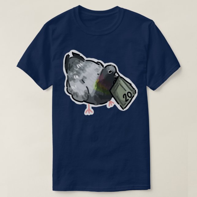 Geldtaube 2 T-Shirt (Design vorne)