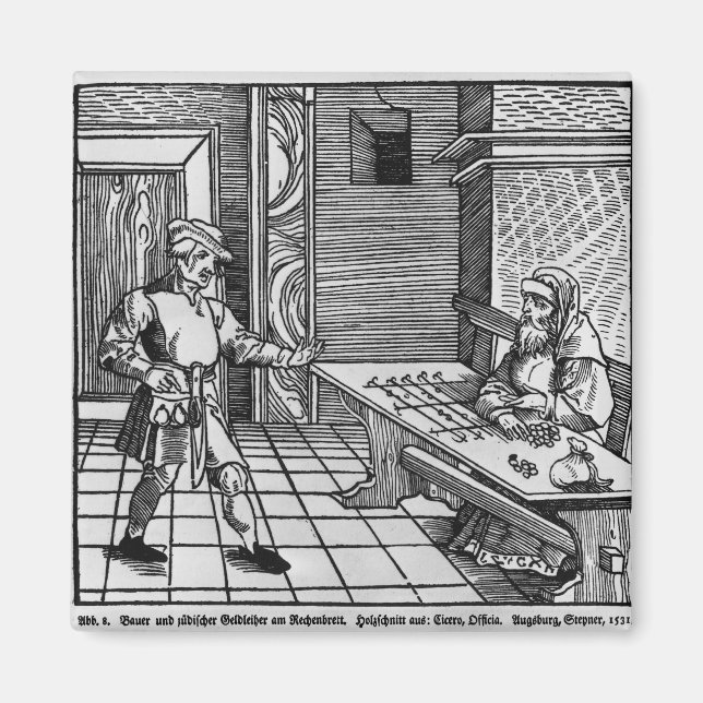 Geldverleiher, 1531 magnet (Vorne)