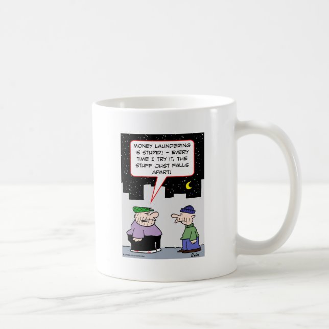 Geldwäsche fällt auseinander kaffeetasse (Rechts)