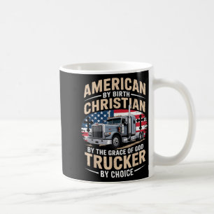 Gelebter Glaube und Diesel LKW fahren Jesus Christ Kaffeetasse