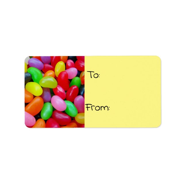 Gelee Adressaufkleber (Vorne)