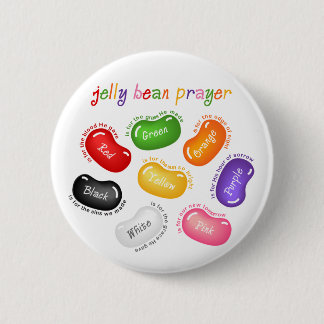 Gelee-Bohnen-Gebets-Button Button