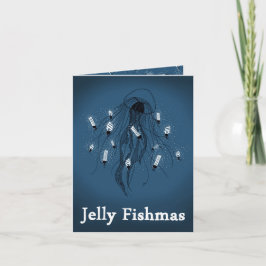 Gelee Fishmas (frohe Weihnachten) Karte