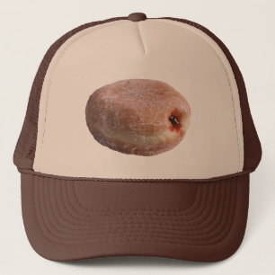 Gelee gefüllter Krapfen Truckerkappe