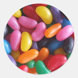 Geleebonbon-Aufkleber Runder Aufkleber