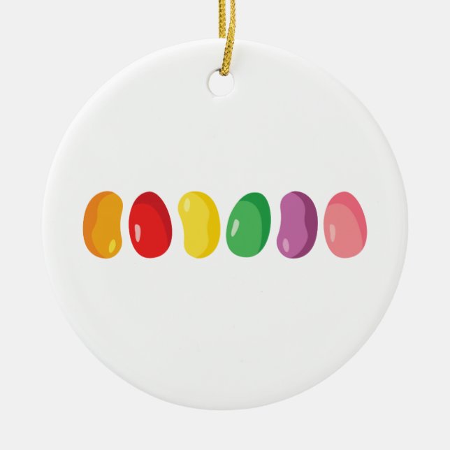 Geleebonbongrenze Keramik Ornament (Vorne)