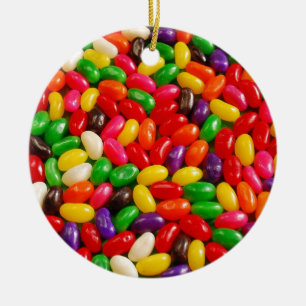 Geleebonbonsüßigkeits-Weihnachtsverzierung Keramikornament
