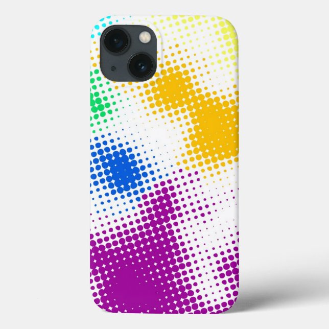 Gelegentlicher bunter Halbtonhintergrund Case-Mate iPhone Hülle (Rückseite)