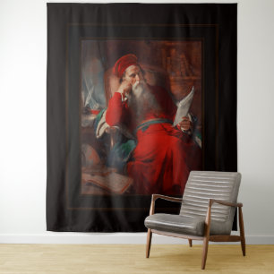 Gelehrter in seiner Studie von Friedrich von Amerl Wandteppich
