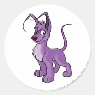 Gelert Lila Runder Aufkleber