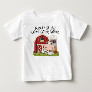 Gelesen 'bis die Kühe kommen Zuhause Baby T-shirt