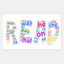 Gelesen! Lernen Sie Ihre Anblick-Wörter!