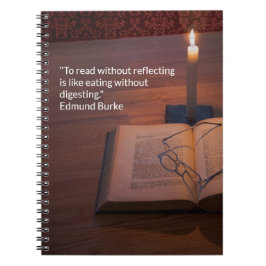 Gelesen ohne reflektierendes Notizbuch Notizblock