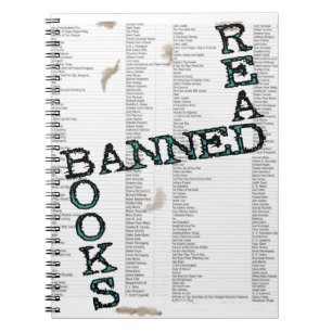 Gelesenes verbotene Buch-Zeitschriften-Raum-Buch Notizblock