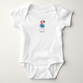 Geliebt von Daddy - Süßer Vater und Tochter Baby Strampler