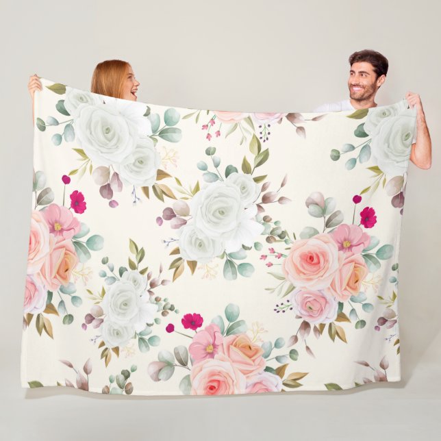 geliebte Blumendecke Fleecedecke (Beispiel)