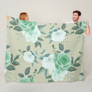 geliebte Blüte Fleecedecke